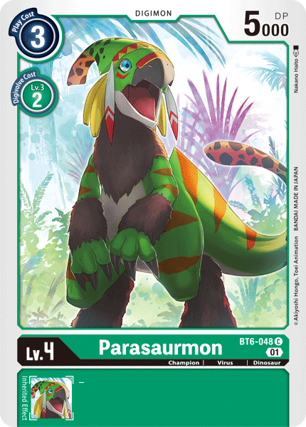 Parasaurmon BT6-048-Kantocards