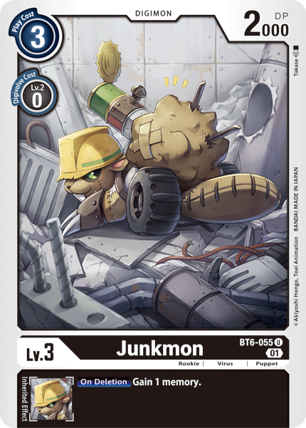 Junkmon BT6-055-Kantocards