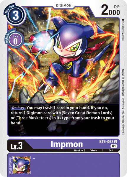 Impmon BT6-068-Kantocards