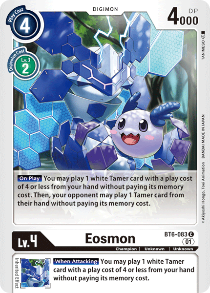 Eosmon BT6-083-Kantocards