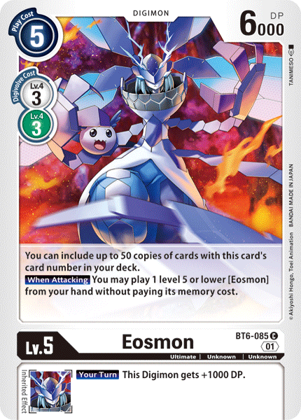 Eosmon BT6-085-Kantocards