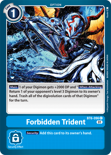 Forbidden Trident BT6-096-Kantocards