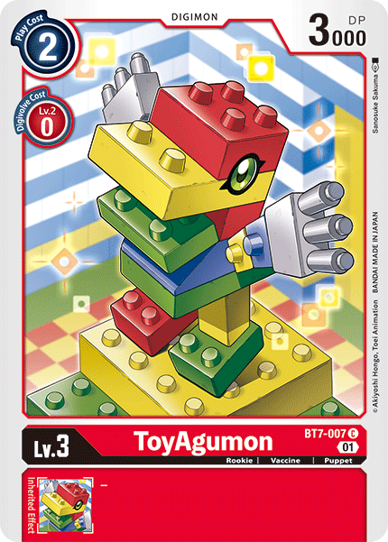 ToyAgumon BT7-007-Kantocards