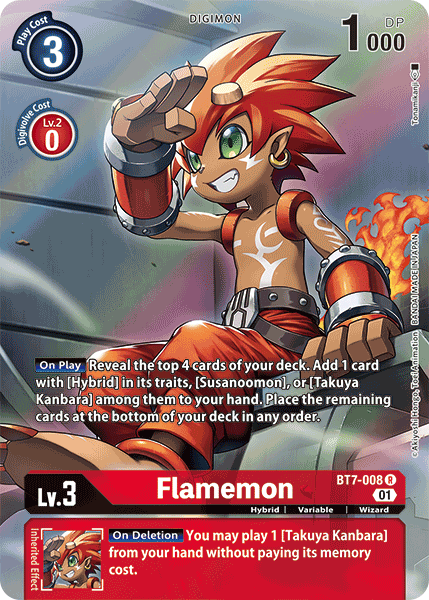 Flamemon BT7-008 (Arte Alterno)-Kantocards