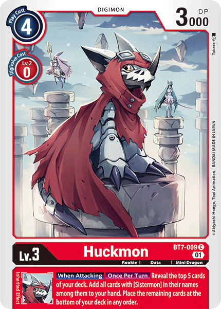 Huckmon BT7-009-Kantocards