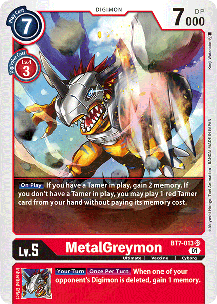 MetalGreymon BT7-013-Kantocards