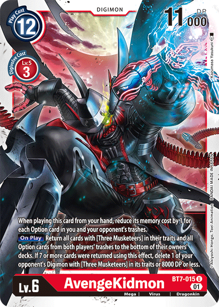 AvengeKidmon BT7-015-Kantocards