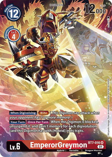 EmperorGreymon BT7-016 (Arte Alterno)-Kantocards