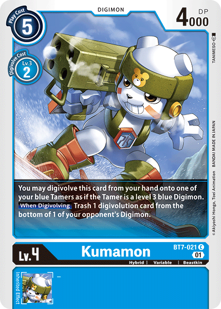 Kumamon BT7-021-Kantocards