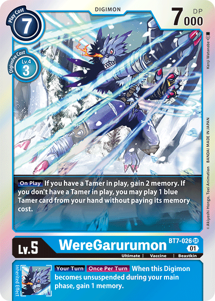 WereGarurumon BT7-026-Kantocards