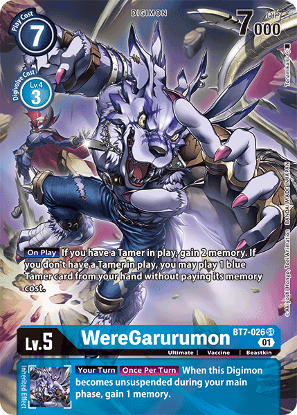 WereGarurumon BT7-026 (Arte Alterno)-Kantocards