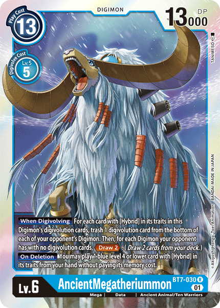 AncientMegatheriumon BT7-030-Kantocards