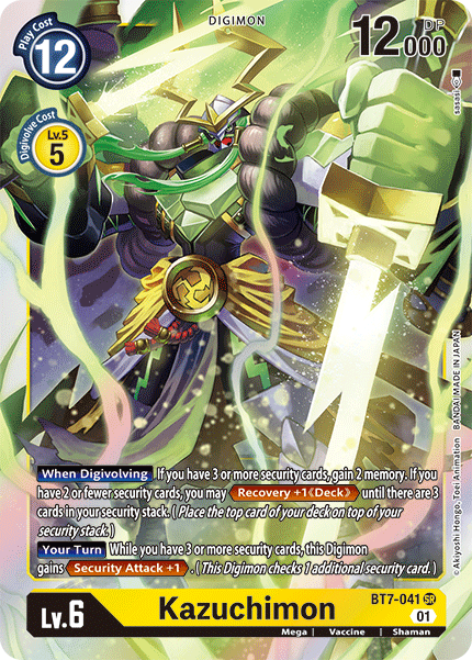 Kazuchimon BT7-041-Kantocards
