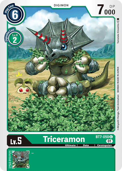 Triceramon BT7-050-Kantocards