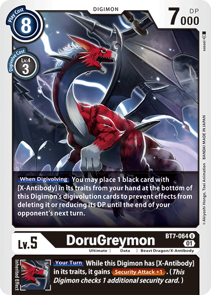 DoruGreymon BT7-064-Kantocards