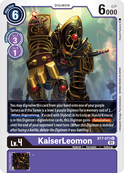 KaiserLeomon BT7-073-Kantocards