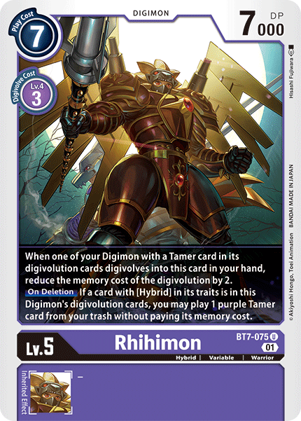 Rhihimon BT7-075-Kantocards