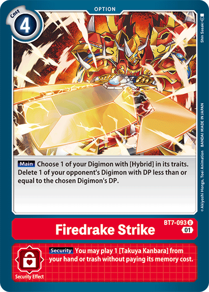 Firedrake Strike BT7-093-Kantocards