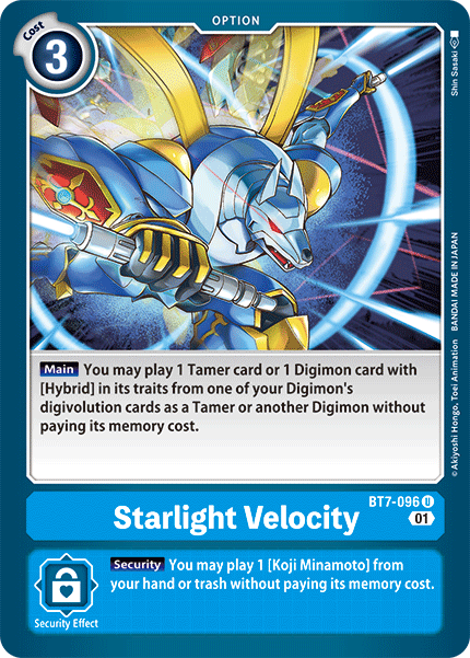 Starlight Velocity BT7-096-Kantocards