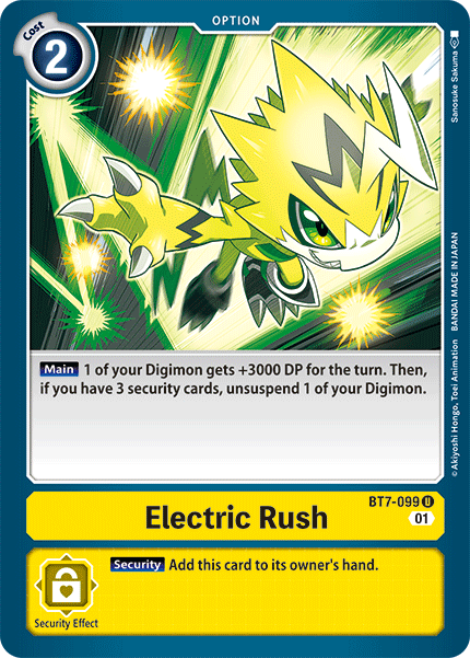 Electric Rush BT7-099-Kantocards