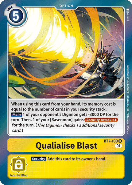Qualialise Blast BT7-100-Kantocards