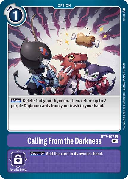 Calling From the Darkness BT7-107-Kantocards