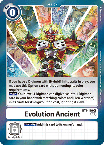 Evolution Ancient BT7-110-Kantocards