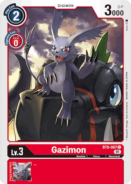 Gazimon BT8-007-Kantocards