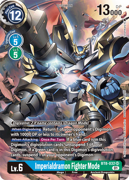 Imperialdramon Fighter Mode (Arte Alterno) BT8-032-Kantocards