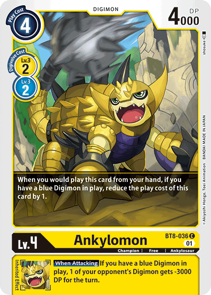 Ankylomon BT8-036-Kantocards