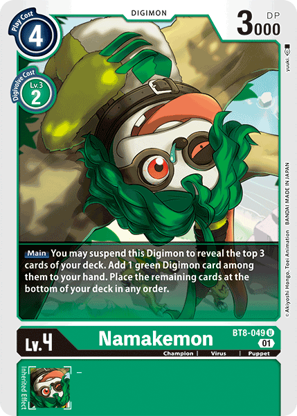 Namakemon BT8-049-Kantocards