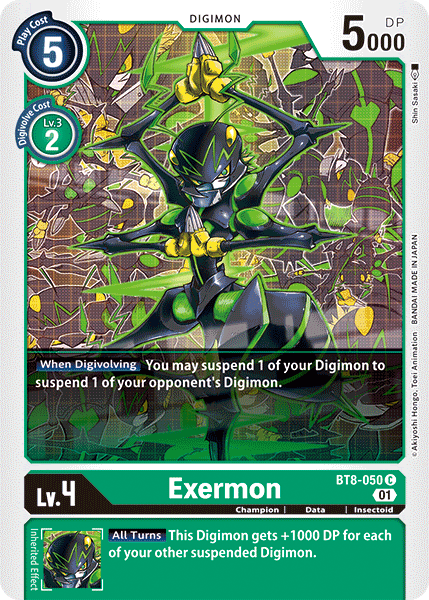 Exermon BT8-050-Kantocards