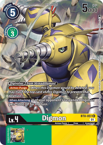 Digmon (Arte Alterno) BT8-051-Kantocards