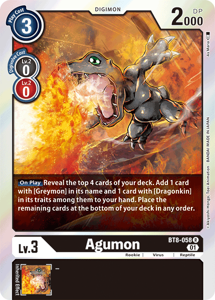 Agumon BT8-058-Kantocards