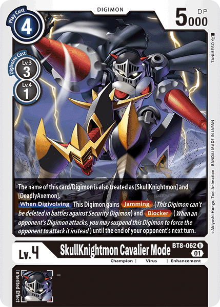 SkullKnightmon Cavalier Mode BT8-062-Kantocards