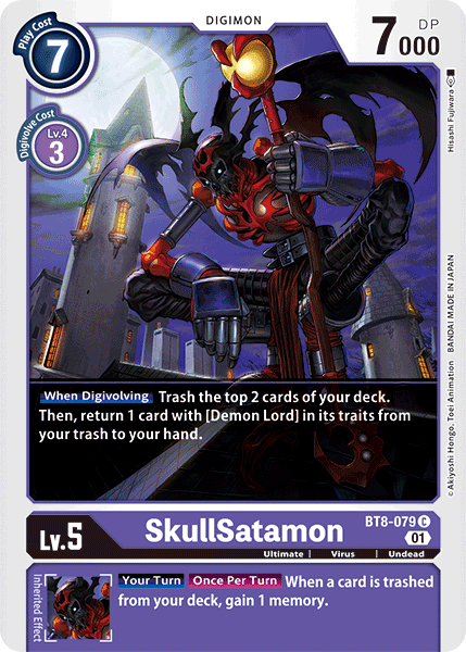SkullSatamon BT8-079-Kantocards