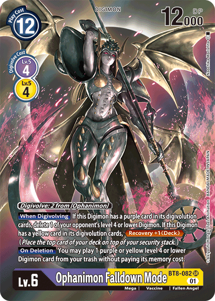 Ophanimon Falldown Mode (Arte Alterno) BT8-082-Kantocards