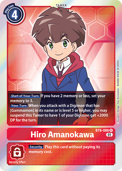 Hiro Amanokawa BT8-086-Kantocards