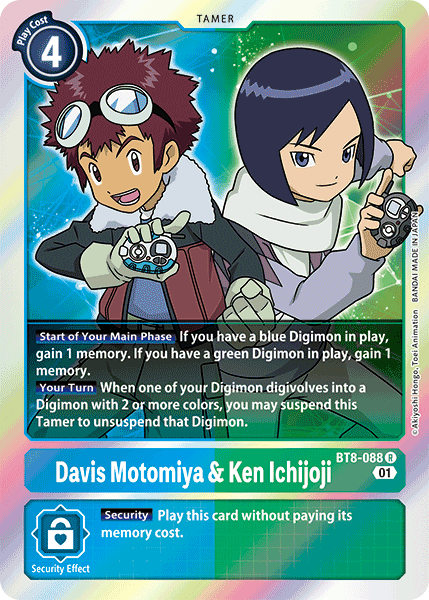 Davis Motomiya & Ken Ichijoji BT8-088-Kantocards