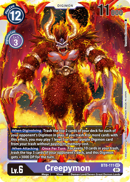 Creepymon BT8-111-Kantocards