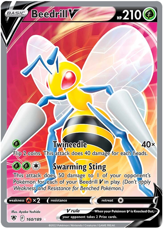 Beedrill V 160/189-Kantocards