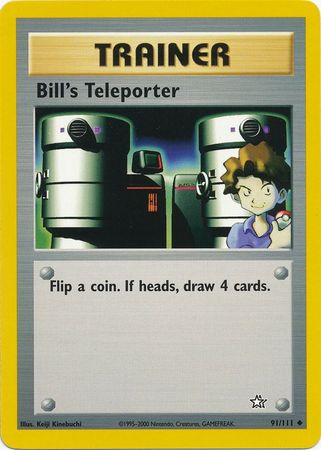 Bill's Teleporter 91/111-Kantocards