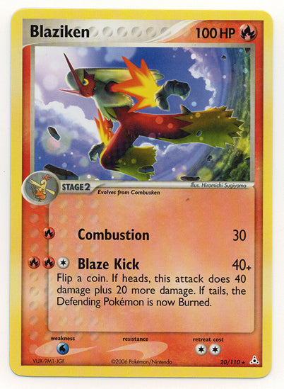 Blaziken 20/110-Kantocards