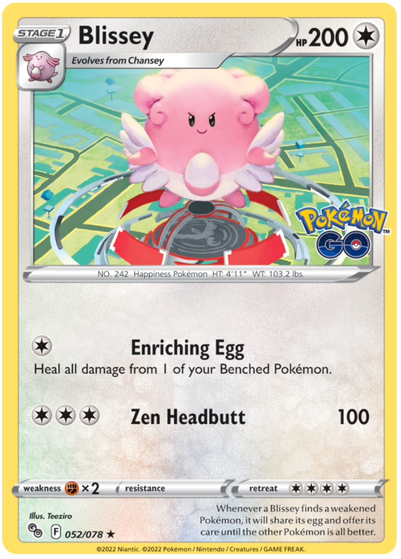 Blissey 052/078 - Holo - Español-Kantocards