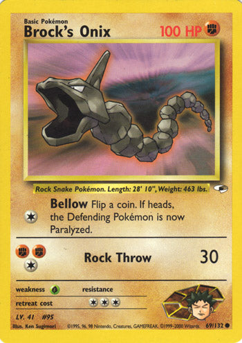 Brock's Onix 69/132-Kantocards