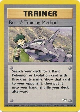 Brock's Training Method 106/132-Kantocards