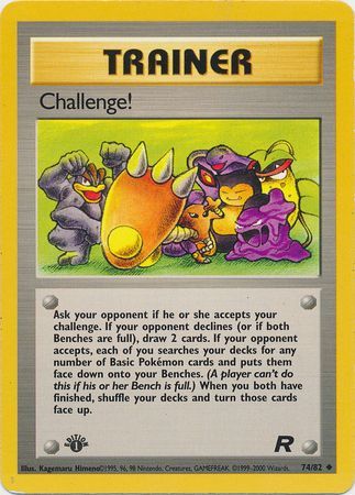 Challenge ! 74/82 - 1st Edition-Kantocards