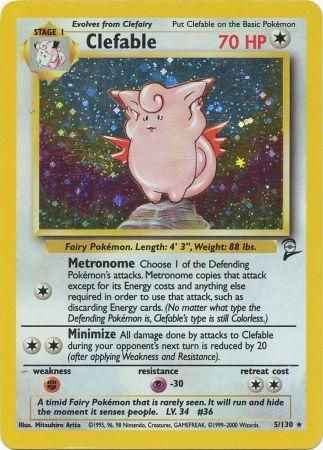 Clefable 5/130 - Holo-Kantocards