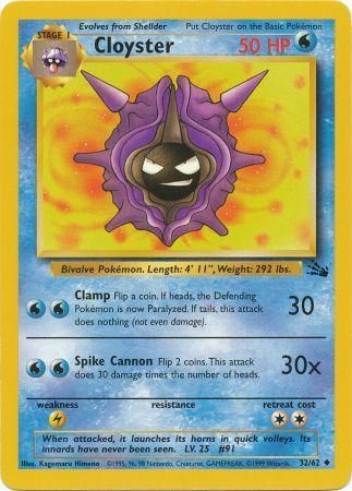 Cloyster 32/62-Kantocards