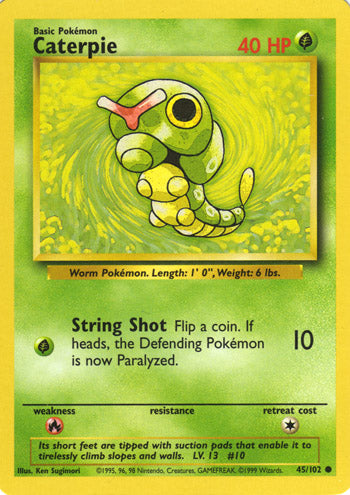 Caterpie 45/102-Kantocards